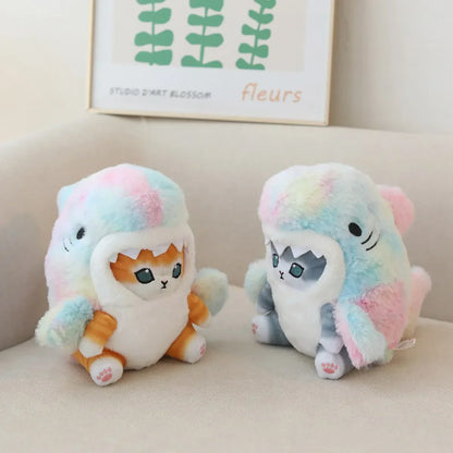 Soft Shark Cat Plush Companion