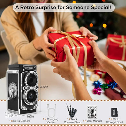 Mini Retro Digital Camera 1080p 12MP