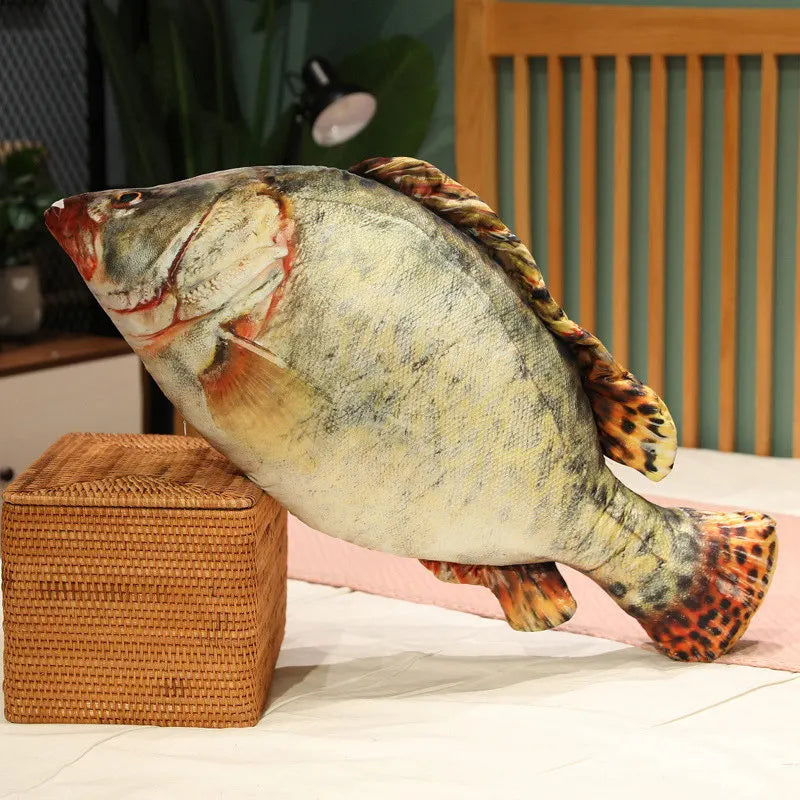 Funny Fish Plush Toy - Soft Carp Pillow for Kids & Creative Sleep Cushion