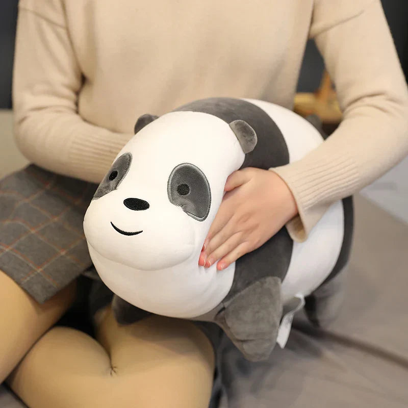 We Bare Bears Plush Toys Grizzly Panda Ice Bear Doll