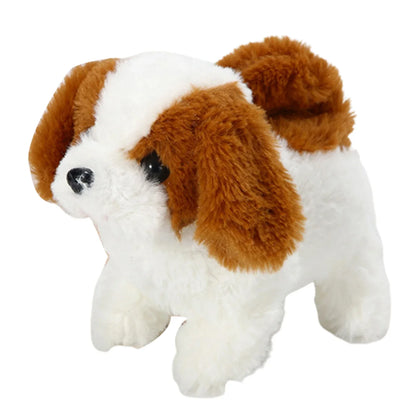 Interactive Electric Plush Puppy - Wags Tail & Walks