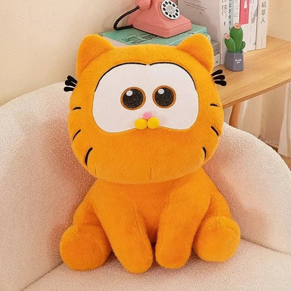 Kawaii Garfield Plush Doll - Cute Sitting Action Figure for All Ages