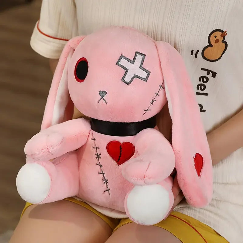 Creepy Goth Bunny Plushie