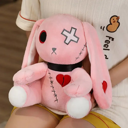 Creepy Goth Bunny Plushie