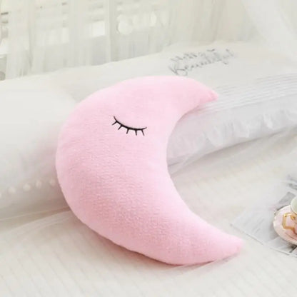 Soft Plush Cloud & Star Raindrop Pillow - Cozy Kids' Room Decor