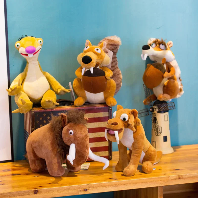 Cute Ice Age Squirrel Plush Pillow - Soft Comfort for Home & Office
