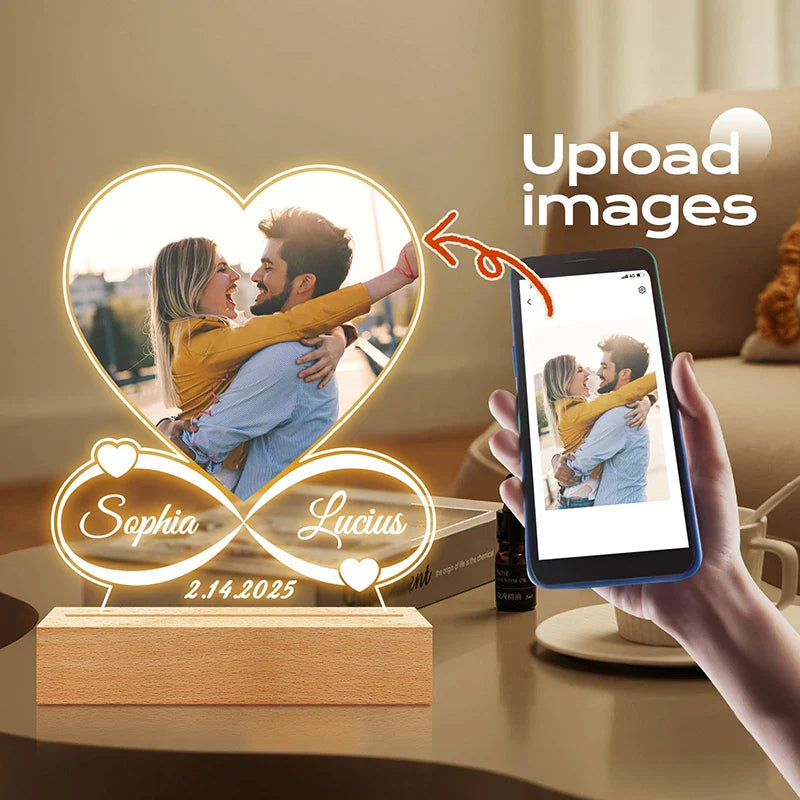 Personalized Photo Frame Night Light