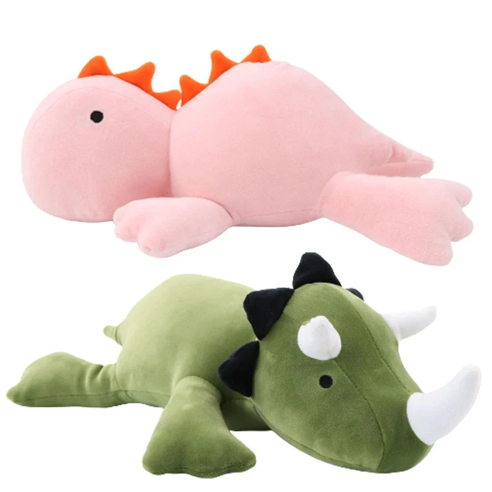 Cute Dinosaur Weighted Plush Toy - Soft Stuffed Pillow for Kids' Gifts