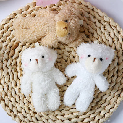 Mini Blush Teddy Plush Keychain Doll