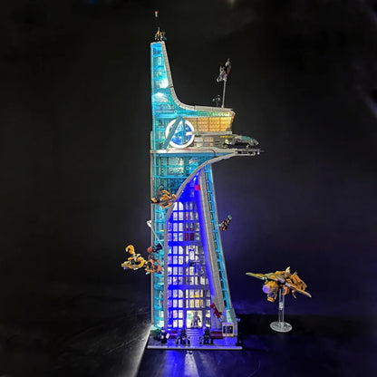 LED Light Kit For Avengers Tower Building Blocks