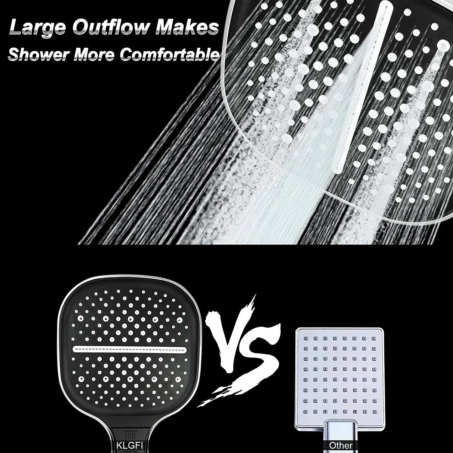 7 Modes Adjustable High-Pressure Shower Head
