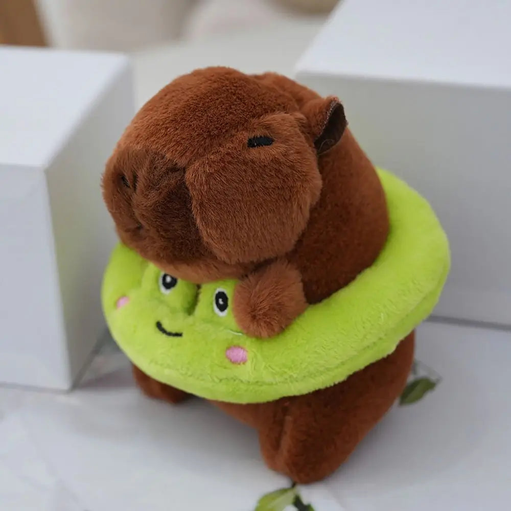 Capybara Plush Toy with Hoodie and Wings Mini Soft Stuffed Doll