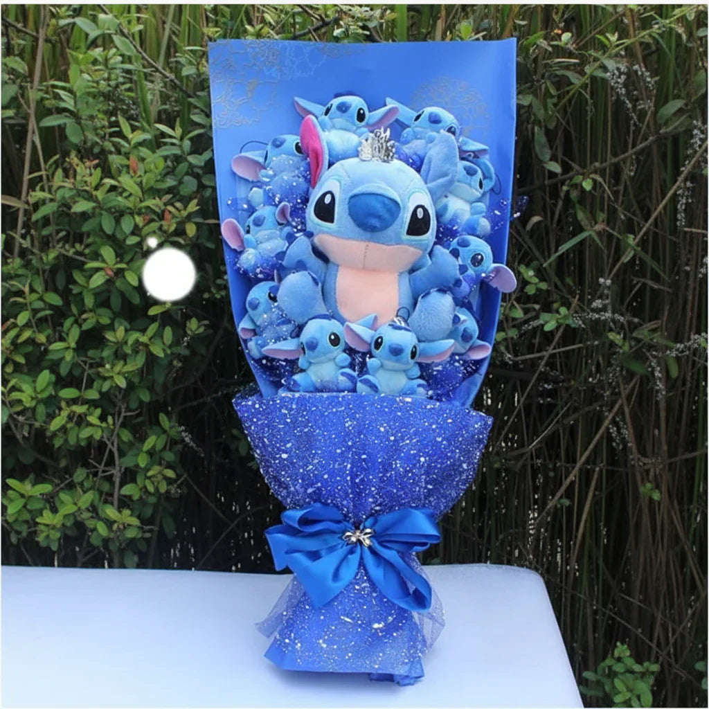 Cute Plush Flower Bouquet Soft Stuffed Doll