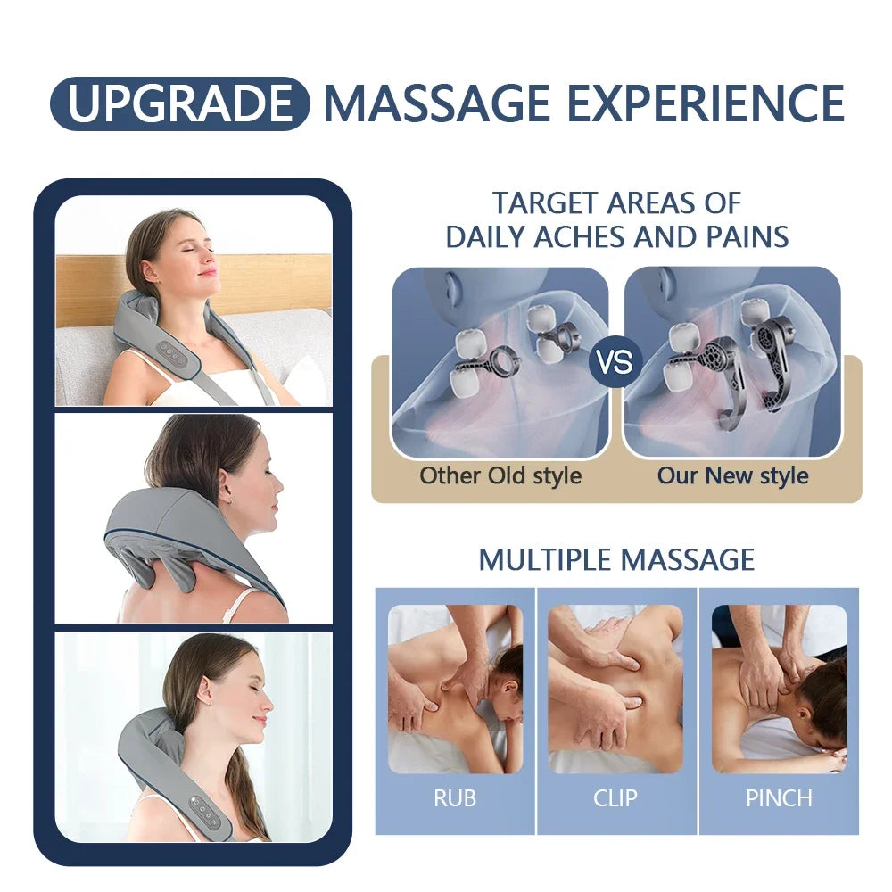 Neck & Shoulder Massager With Heat