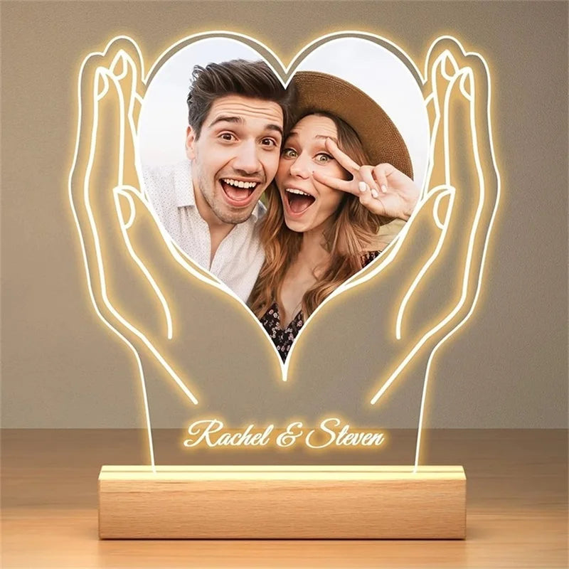 Personalized Photo Frame Night Light