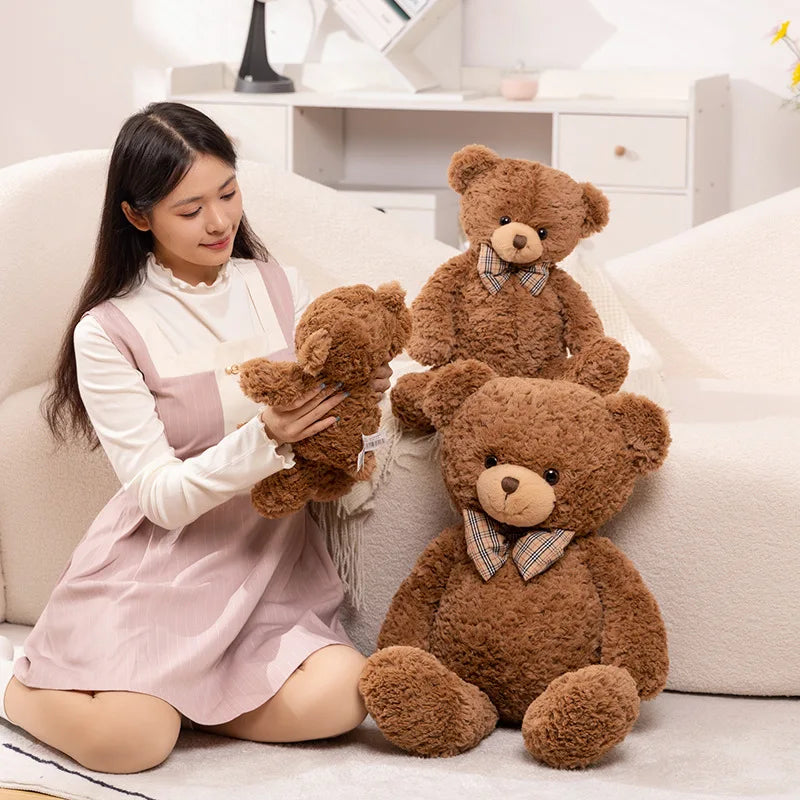 Classic Teddy Bear Plush with Bow 40-80cm