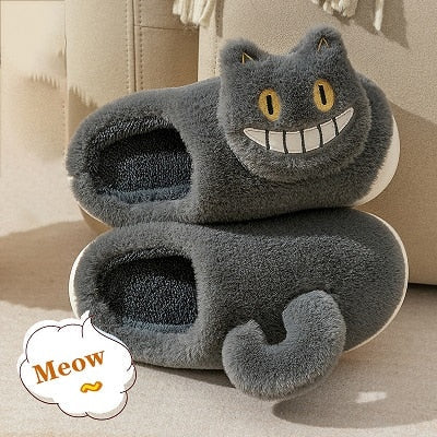Cuddly Kitty Cat Slippers
