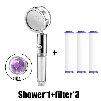 Turbocharged Rotating Shower