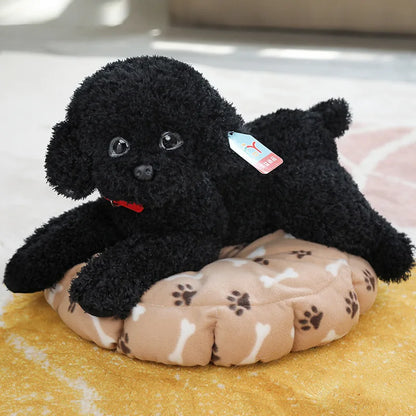 Soft Realistic Teddy Dog Plush Toy - Adorable Gift for Kids & Babies