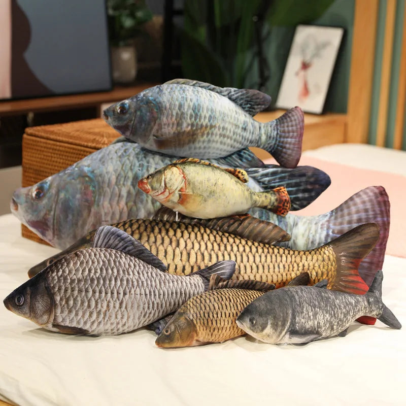 Funny Fish Plush Toy - Soft Carp Pillow for Kids & Creative Sleep Cushion