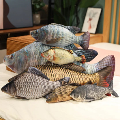 Funny Fish Plush Toy - Soft Carp Pillow for Kids & Creative Sleep Cushion
