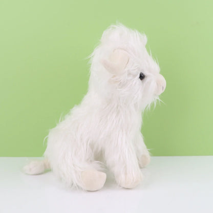 Highland Cow Plush Toy - Soft, Lifelike Stuffed Animal for Kids