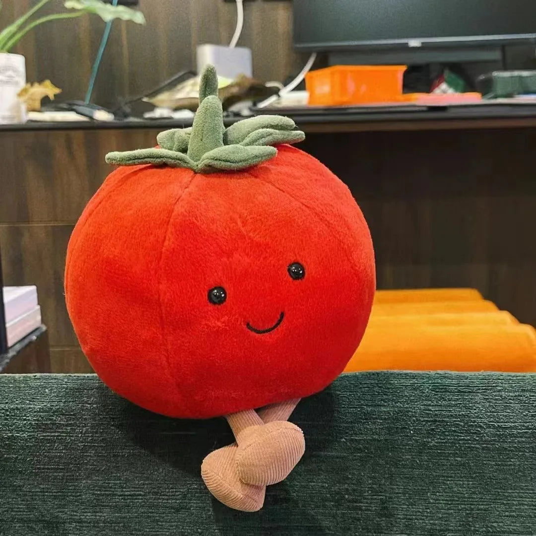 Jellycat Adorable Tomato Plush Toy - Cute Fruit & Vegetable Decor