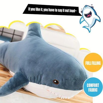 Cute 58CM Soft Shark Plush Toy - Adorable Gift for Kids & Collectors!