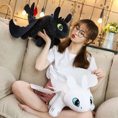 Kawaii 35cm Plush Dragon Toy - Adorable Stuffed Dinosaur for Kids' Gifts