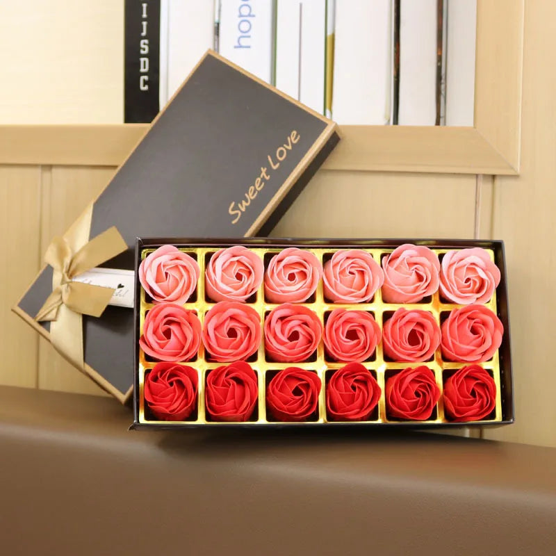 Rose Petal Scented Soap Gift Set
