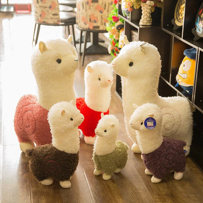 Adorable 25cm Alpaca Plush Toy - Soft Cotton Doll in 6 Colors
