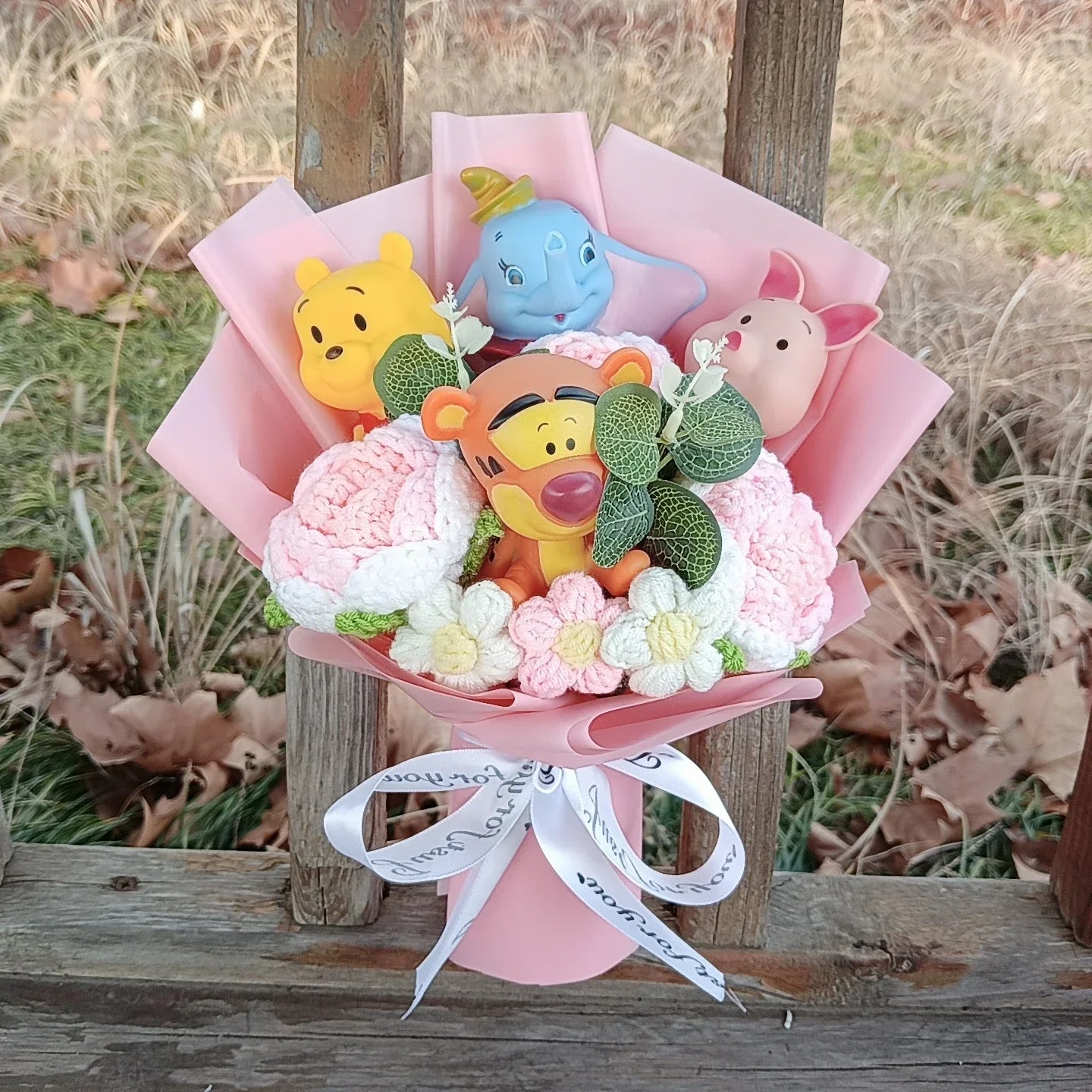 Plush Cartoon Bouquet Soft Doll for Gifts