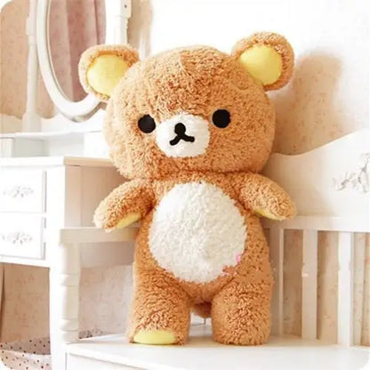 Kawaii Relax Bear Plush Cushion 60cm 80cm