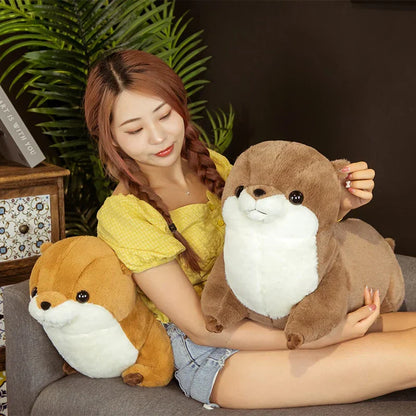Cute 50cm Realistic Otter Plush Toy - Soft & Cuddly Gift for Kids