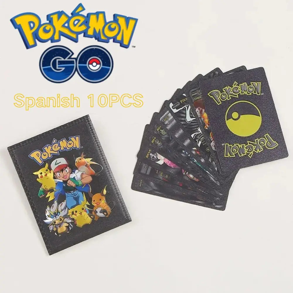 10Pcs Pokemon Cards Vmax GX Color Energy Card