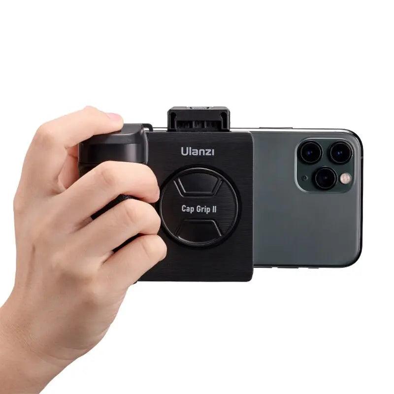 Bluetooth Handheld Selfie Stick Grip Phone Shutter