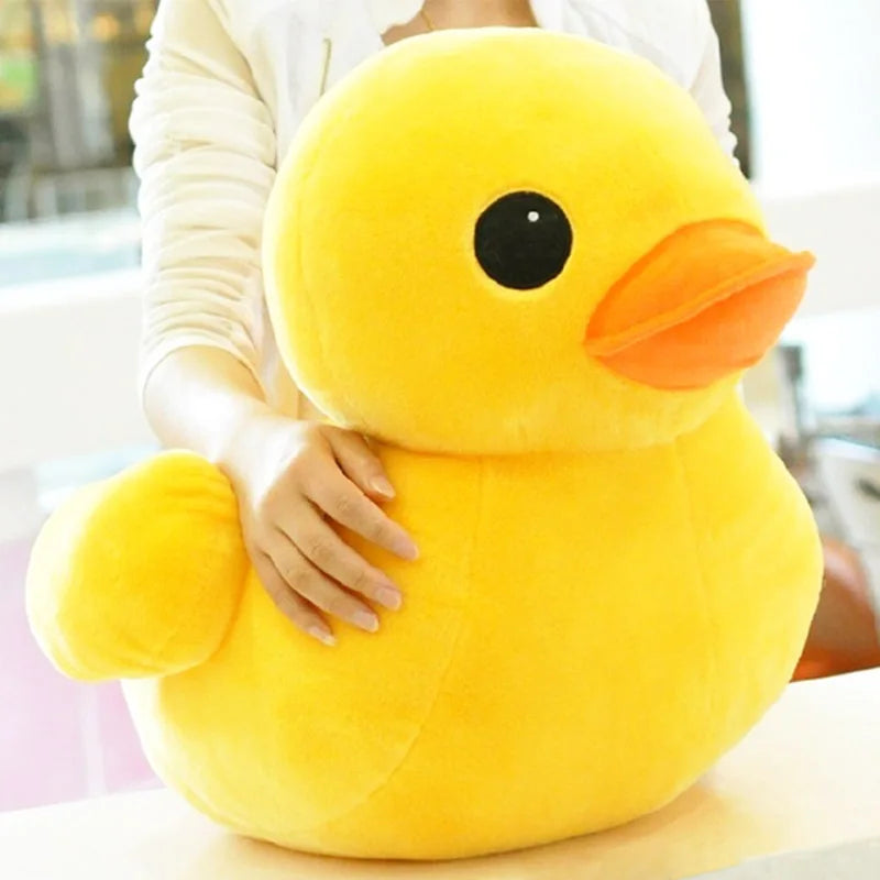 Big Yellow Duck Mini Plush Toy - Adorable Soft Stuffed Animal Gift for Kids