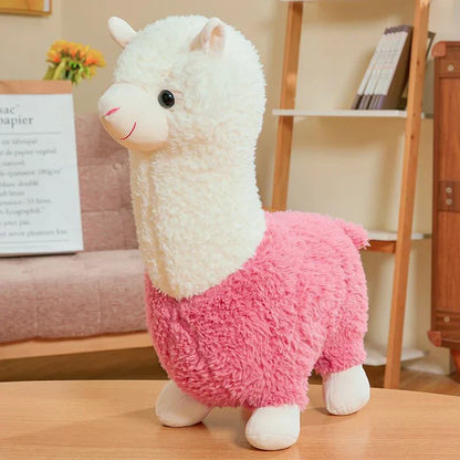Alpaca Plush Toy 25cm - Soft Cotton Stuffed Doll for Kids and Home Decor