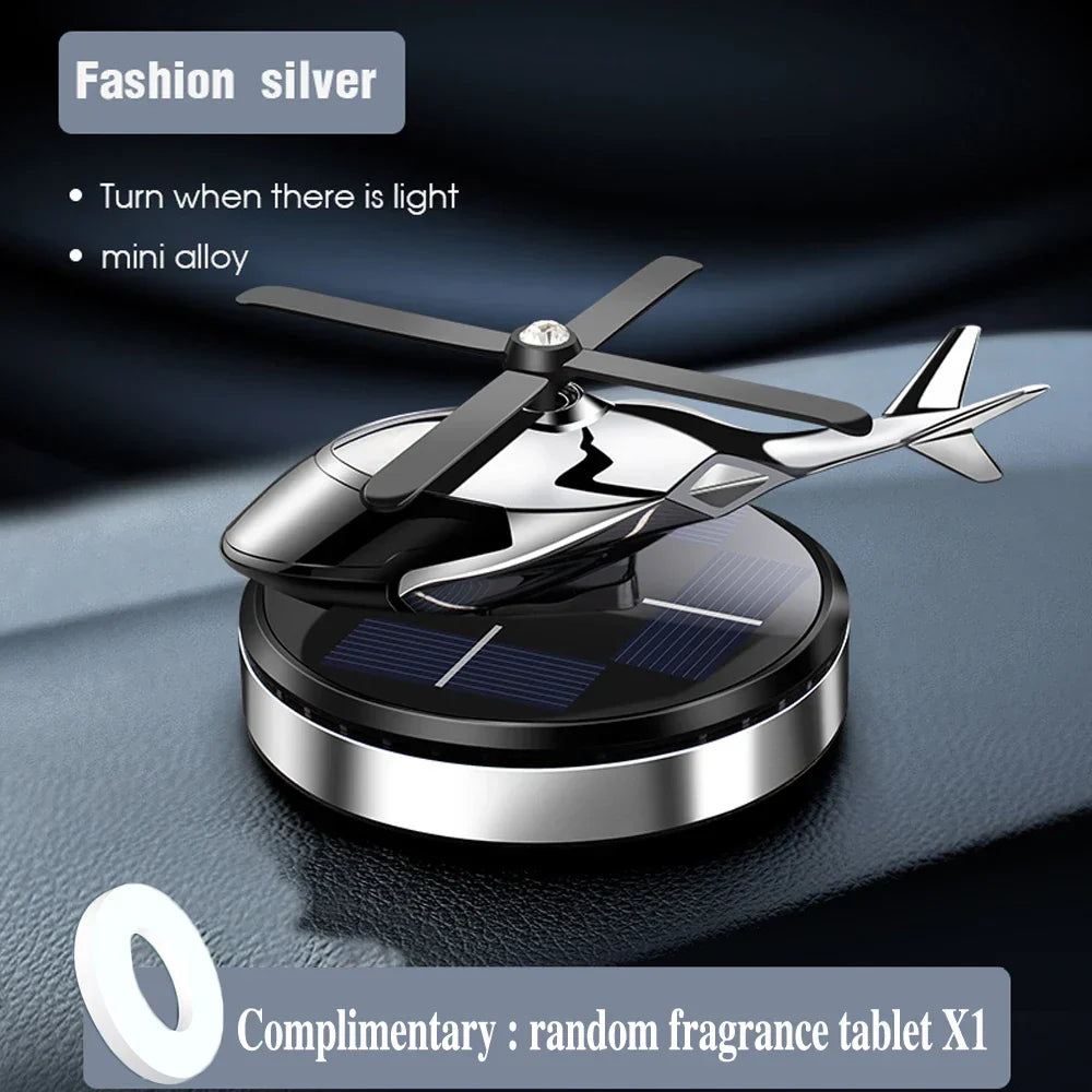 Helicopter Solar Car Air Freshener