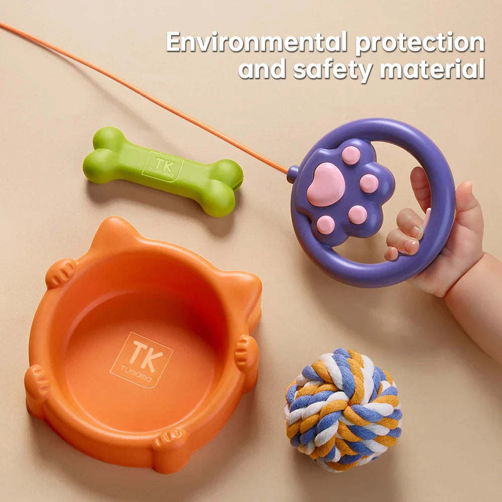 Interactive Plush Dog Toy Set with Accessories - Fun for Kids 3+!