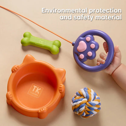 Interactive Plush Dog Toy Set with Accessories - Fun for Kids 3+!