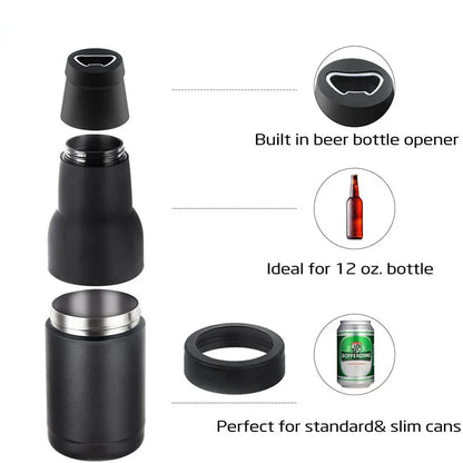 3 In 1 Stainless Insulated Bottle Holder