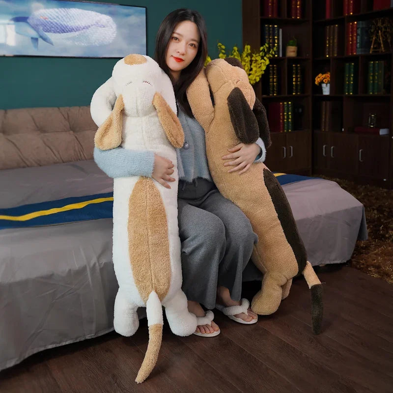 Giant Soft Plush Dog Pillow - High-Quality Stuffed Animal for Kids & Home Decor