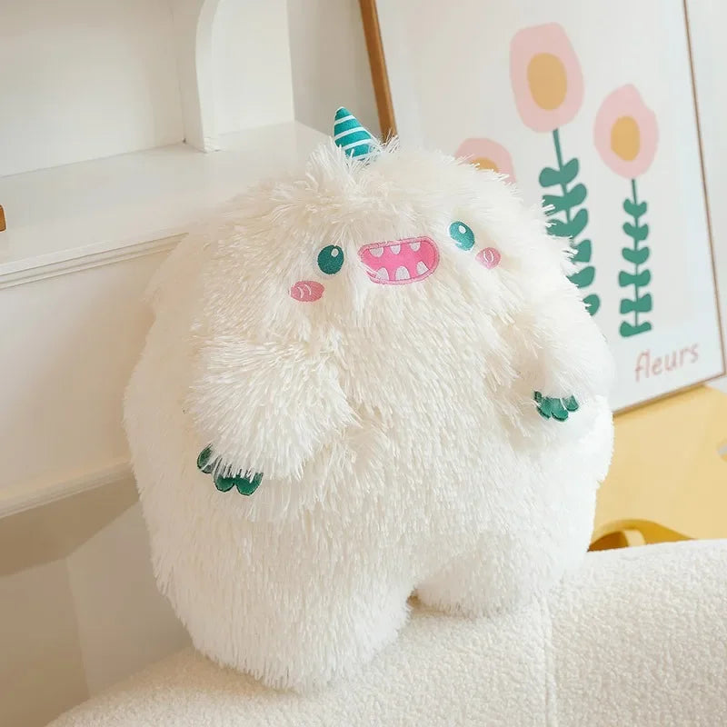 Ugly Cute Green Little Monster Plush Toy - Adorable Sleep Pillow Gift