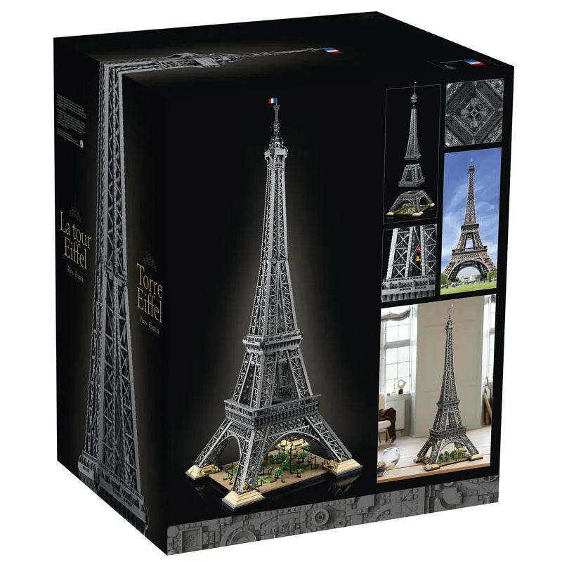 10001 Pcs Large Eiffel Tower Building Blocks