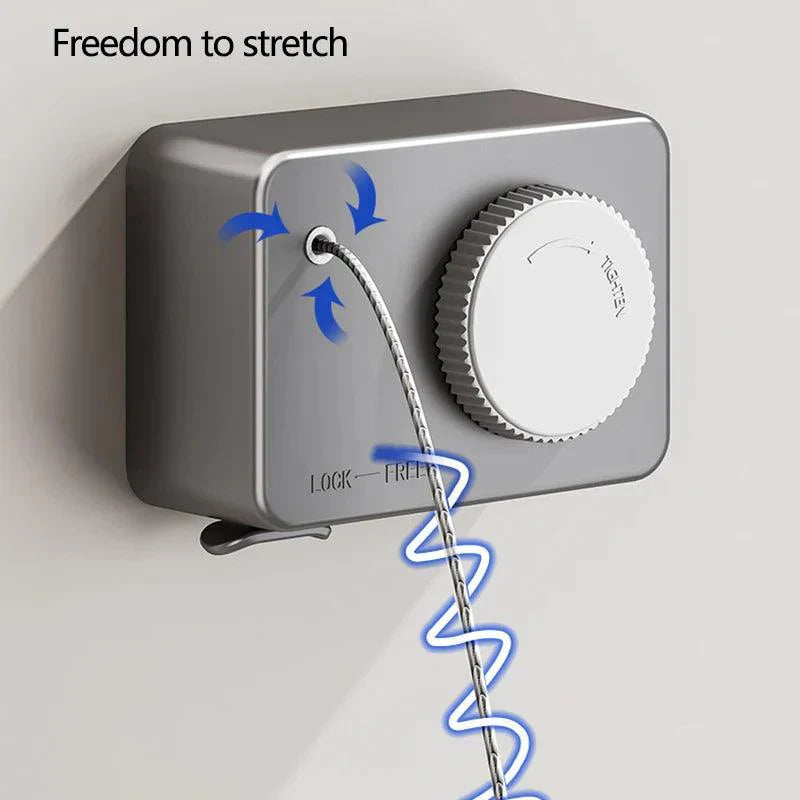 Invisible Retractable Clothesline