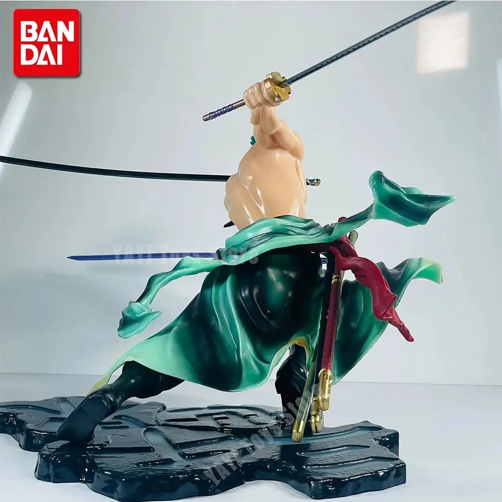 Roronoa Zoro Three-blade Sa-maximum Manga Anime Statue Action Figure
