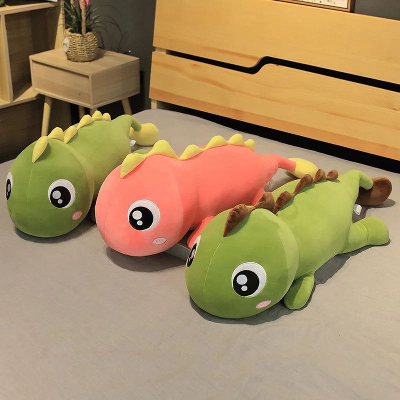 Giant 60cm Kawaii Dinosaur Plush Toy - Soft Pillow & Fun Decor for Kids