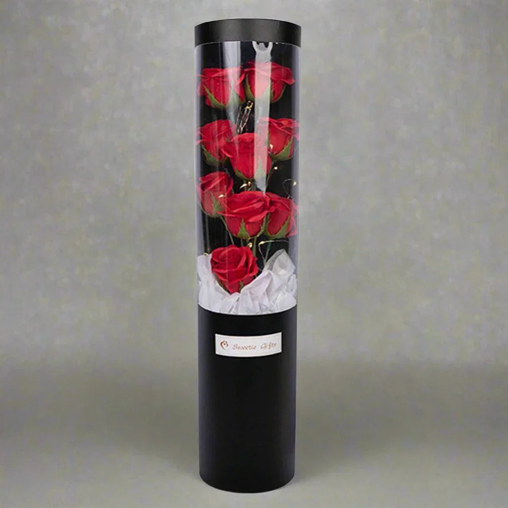 Valentines Day Artificial Rose Soap