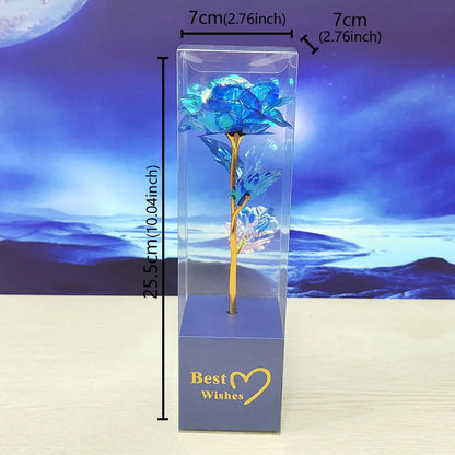 Galaxy Eternal Gold Rose Decorative Flower